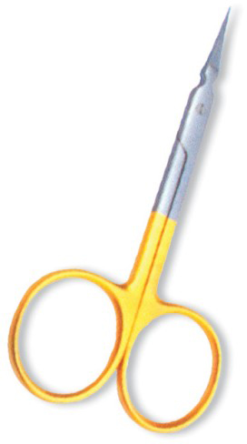 Arrow Point Scissor. Half Gold.