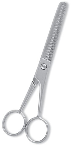 Professional Thinning Scissor. One Blade Teeth and One Blade Razor. Mirror Finish.