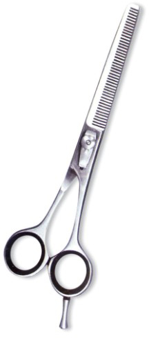 Professional Thinning Scissor. One Blade Teeth and One Blade Razor. Mirror Finish.